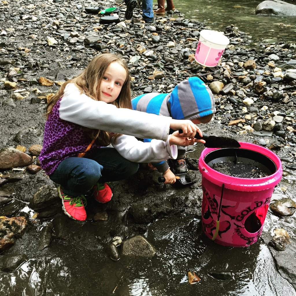  Gold Rush Nugget Bucket - Gold Panning and Prospecting Kit  (Pink) : Patio, Lawn & Garden